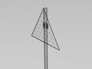 heavy traffic sign 3D Model