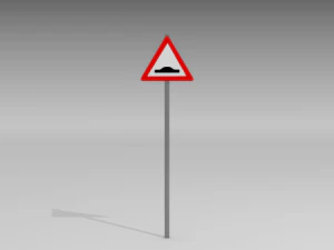 segno di dosso di velocit&agrave; Modello 3D