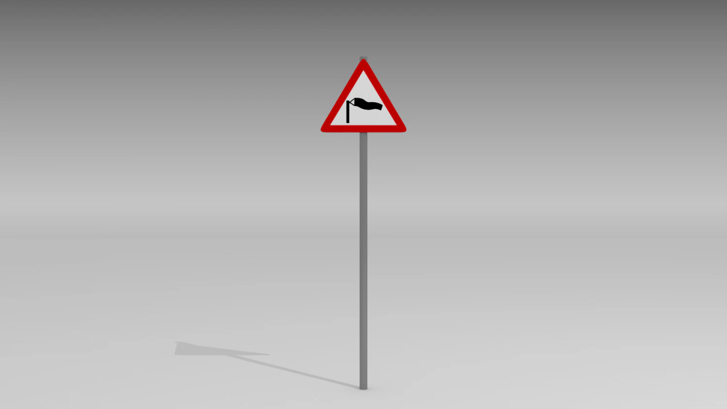 side wind sign 3D Model .c4d .max .obj .3ds .fbx .stl .blend 