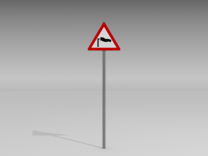 side wind sign 3D Model