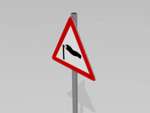 side wind sign 3D Model