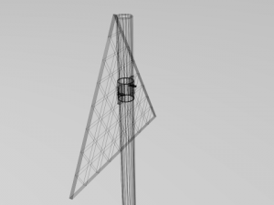 steep gradient sign 3D Model
