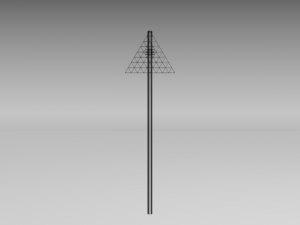 steep gradient sign 3D Model