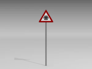 black ice sign 3D Model