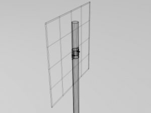 pedestrian crossing sign Modello 3D