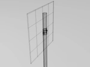 voetgangersoversteekplaats teken 3D Model