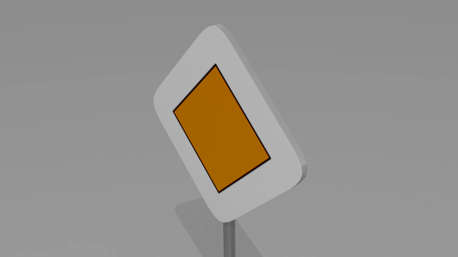 priority sign 3D Model .c4d .max .obj .3ds .fbx .stl .blend 