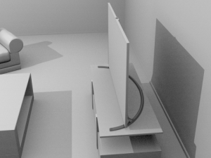 simple living room set 3D Модель