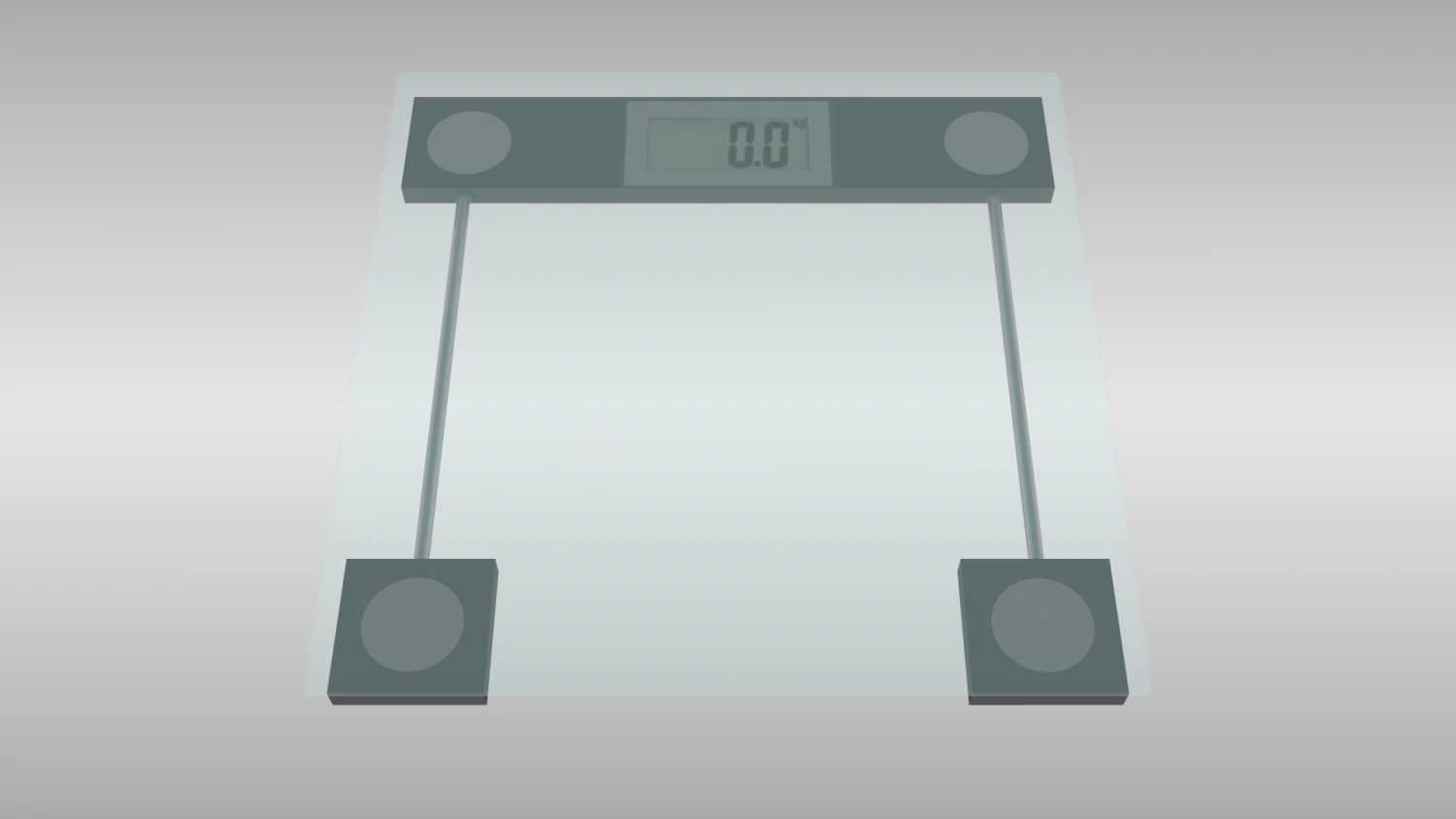 bathroom scale 3D Model .c4d .max .obj .3ds .fbx .stl .blend 