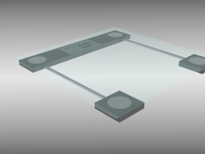bathroom scale 3D-Modell
