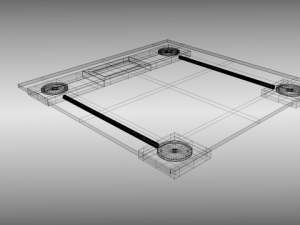 bathroom scale 3D-Modell