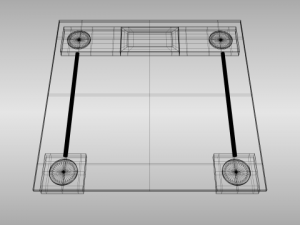 bathroom scale 3D-Modell