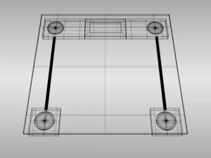 bathroom scale 3D Model