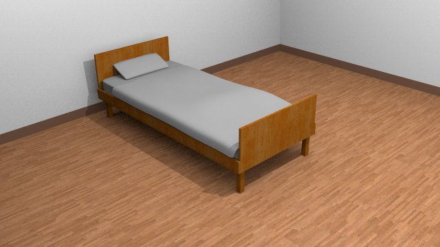 generic bed Modelo 3D .c4d .max .obj .3ds .fbx .stl .blend 