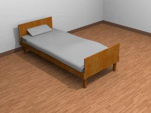 generic bed 3D Model