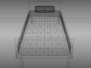 generic bed 3D Model