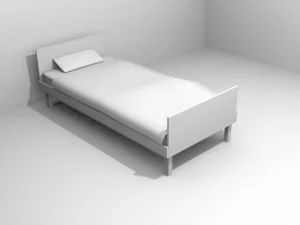 generic bed 3D Model