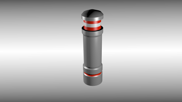 bollard Modello 3D .c4d .max .obj .3ds .fbx .stl .blend 
