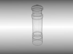 bollard Modello 3D