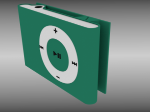 ipod shuffle 3D 模型