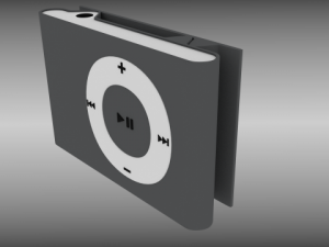 ipod shuffle 3D 模型