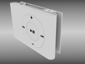 ipod shuffle 3D 模型