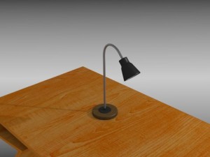 desk lamp 3D 模型