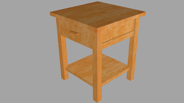 nightstand 3D मॉडल .c4d .max .obj .3ds .fbx .stl .blend 