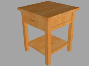 mesa de cabeceira Modelo 3D