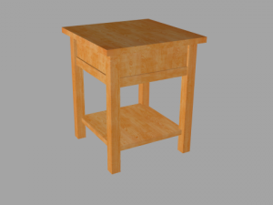 nightstand 3D मॉडल