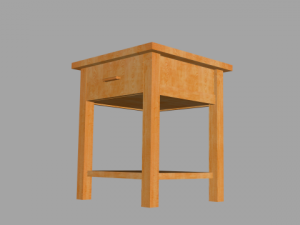 nightstand 3D मॉडल