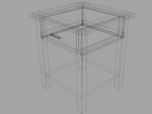 nightstand 3D मॉडल