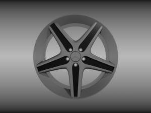 mercedes rim Model 3D