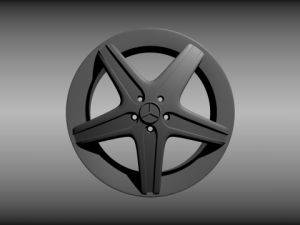 mercedes rim Model 3D