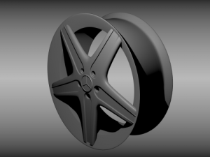 mercedes rim Model 3D
