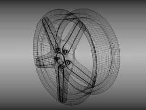 mercedes rim Model 3D