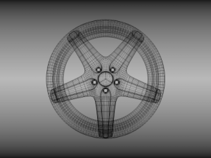 mercedes rim Model 3D