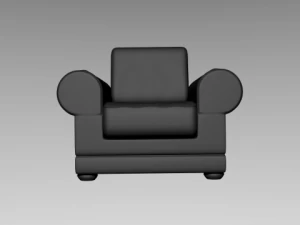 leather armchair 3D Model