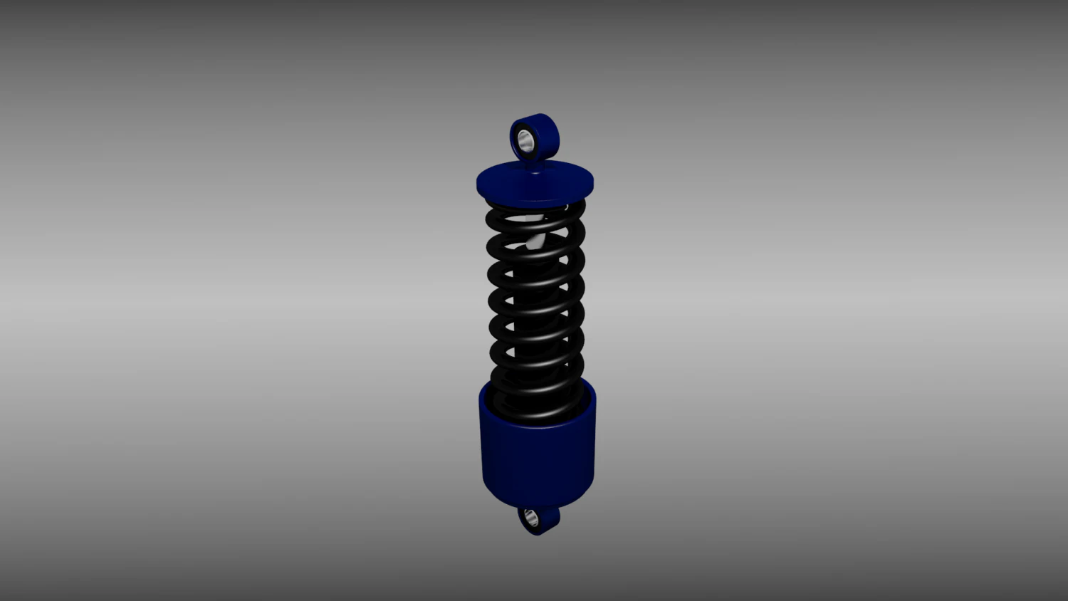 animated shock absorber 3D Model .c4d .max .obj .3ds .fbx .stl .blend 