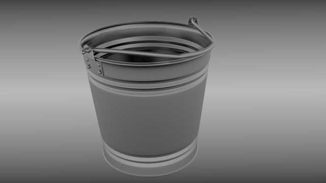 bucket 3D Model .c4d .max .obj .3ds .fbx .stl .blend 
