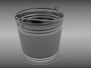 bucket 3D मॉडल
