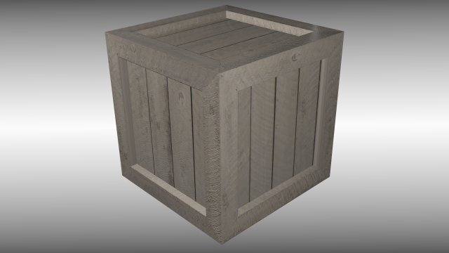 wooden crate Model 3D .c4d .max .obj .3ds .fbx .stl .blend 
