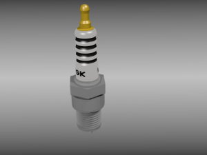 spark plug Modelo 3D