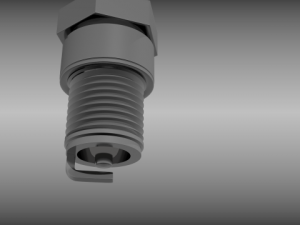 spark plug Modelo 3D