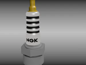 vela de igni&ccedil;&atilde;o Modelo 3D
