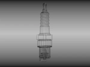 vela de igni&ccedil;&atilde;o Modelo 3D