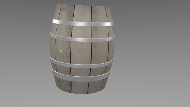 wood barrel 3D मॉडल .c4d .max .obj .3ds .fbx .stl .blend 