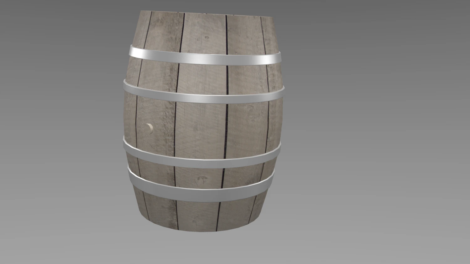 wood barrel 3D Model .c4d .max .obj .3ds .fbx .stl .blend