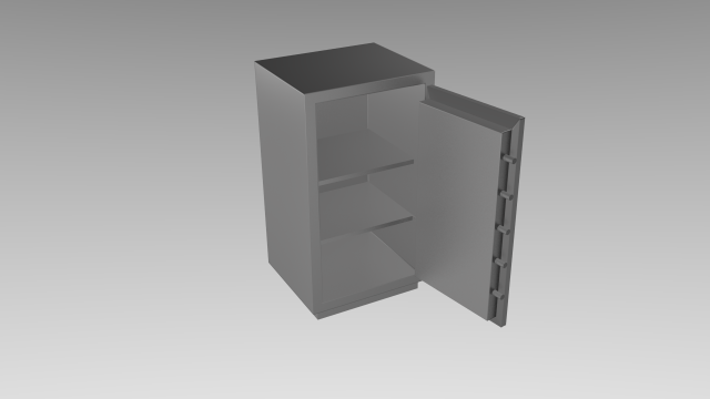 safe 3D Модель .c4d .max .obj .3ds .fbx .stl .blend 