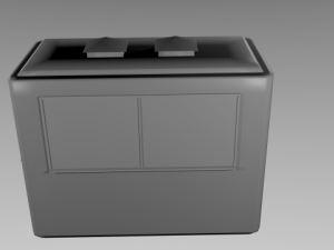 security kiosk  hut 3D मॉडल